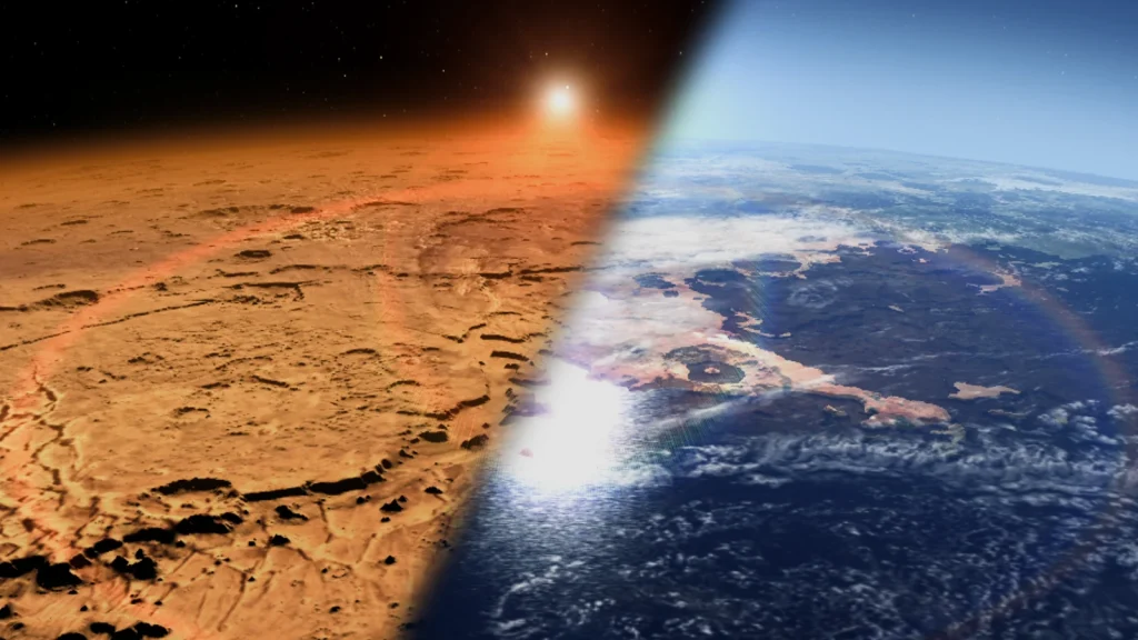 Notre système solaire est "en panne" et personne ne s'en est rendu compte 6 Illustration de Mars