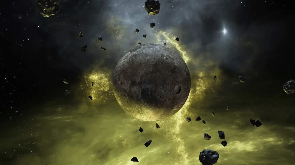 Notre système solaire est "en panne" et personne ne s'en est rendu compte 7 Illustration conceptuelle d'une planète disparue