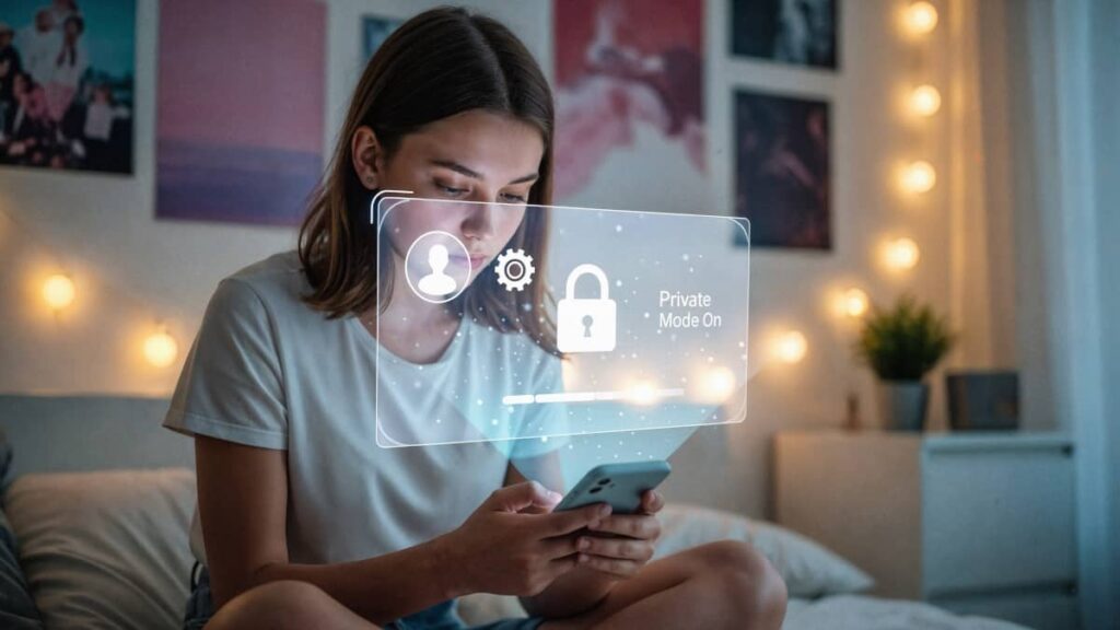 Illustration sur le thème de la vie privée