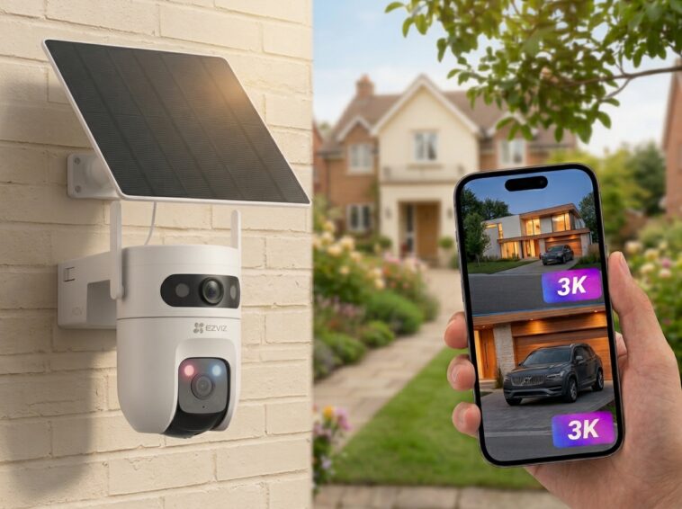 EZVIZ CB9c : Prix cassé sur la caméra solaire double objectif 3K qui surveille à 360° 1 Ezviz Cb9c