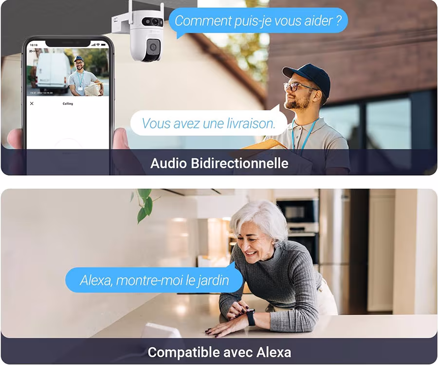EZVIZ CB9c : Prix cassé sur la caméra solaire double objectif 3K qui surveille à 360° 5 Ezviz Cb9c Camera Solaire Convesation Audio Bi Directionnel