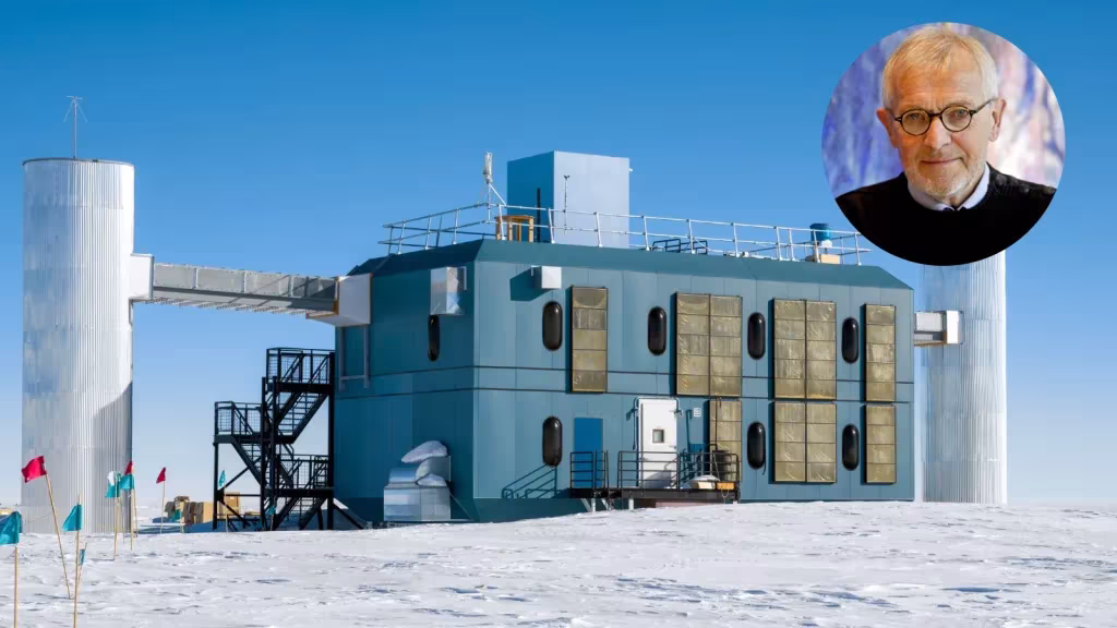 Le Prix Nobel de Physique 2026 récompense l’homme qui a fait de la glace de l’Antarctique un télescope 2 Image du prix Nobel de physique