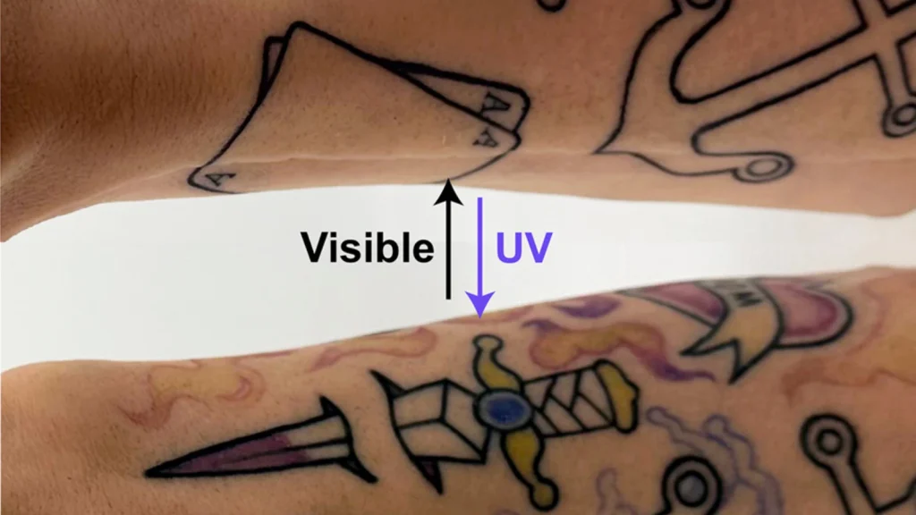 Tatouages discrets 2 Tatouage fluorescent