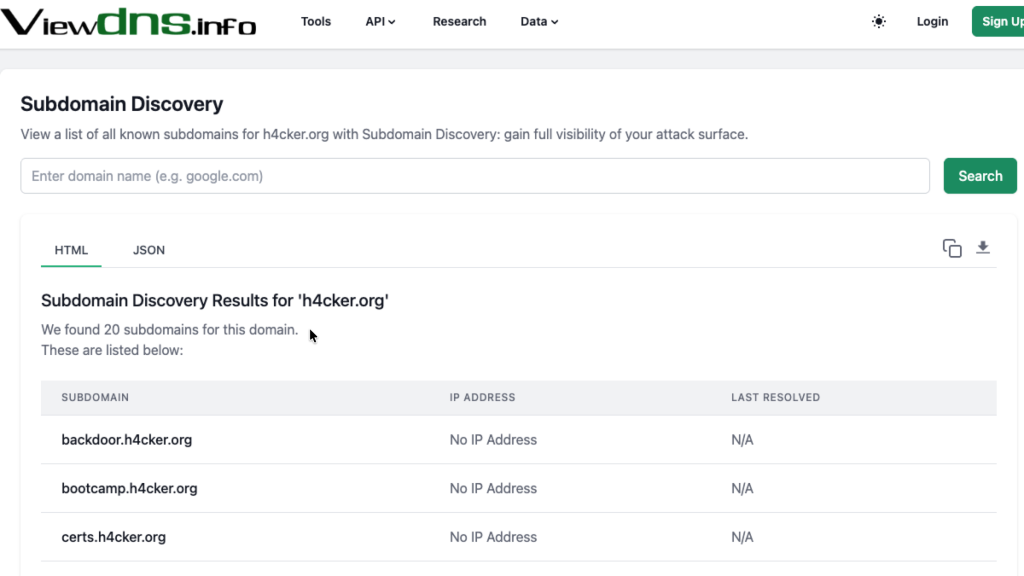 ViewDNS.info : des outils gratuits pour explorer les domaines, les IPs et les réseaux 4 ViewDNS.info : outils gratuits pour analyser des domaines, IP et réseaux