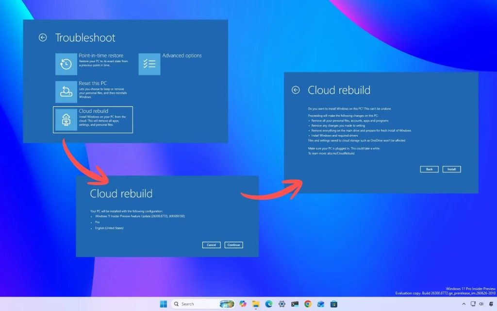 Windows 11 rend les clés USB obsolètes la réinstallation est désormais autonome même sur un PC bloqué 3 Windows 11 rend les cles USB obsoletes la reinstallation est
